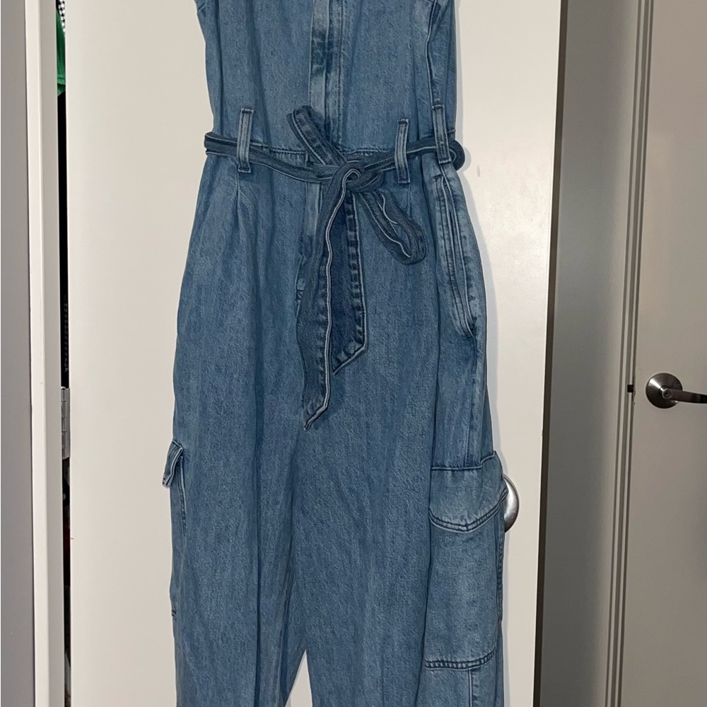 Universal Thread Light Blue Denim Overalls - Picture 2 of 6